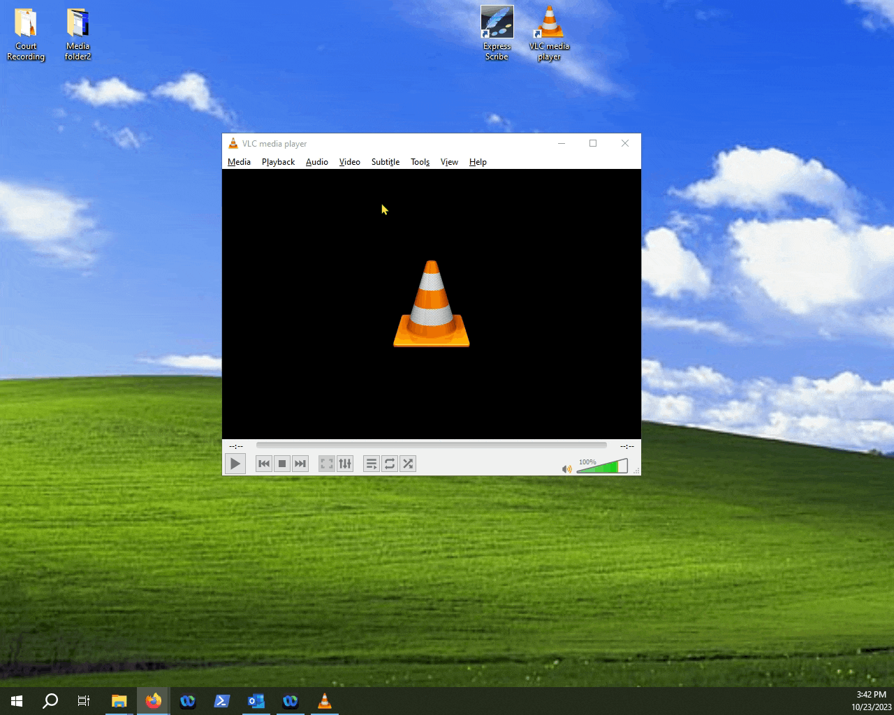 Converting media files using VLC Media Player.